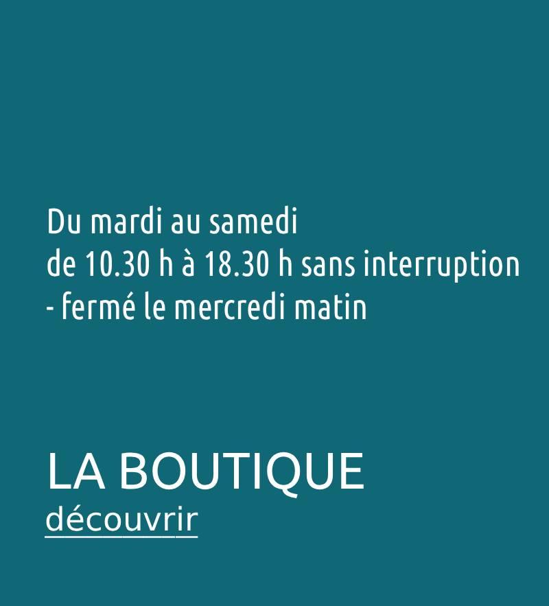 Menu boutique 2